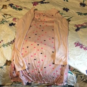 Long sleeve night shirt